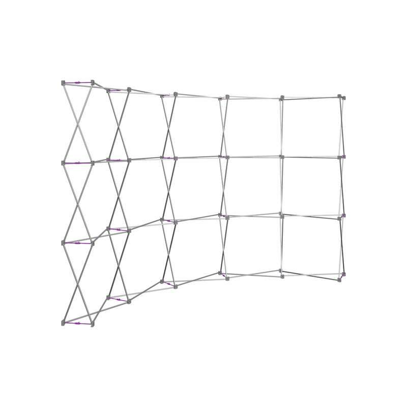 Hopup 13ft Curved Full Height Tension Fabric Display