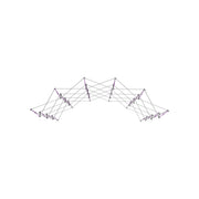 Hopup 13ft Curved Full Height Tension Fabric Display