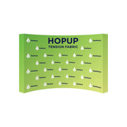 Hopup 13ft Curved Full Height Tension Fabric Display