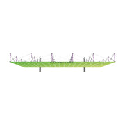Hopup 13ft Straight Full Height Tension Fabric Display