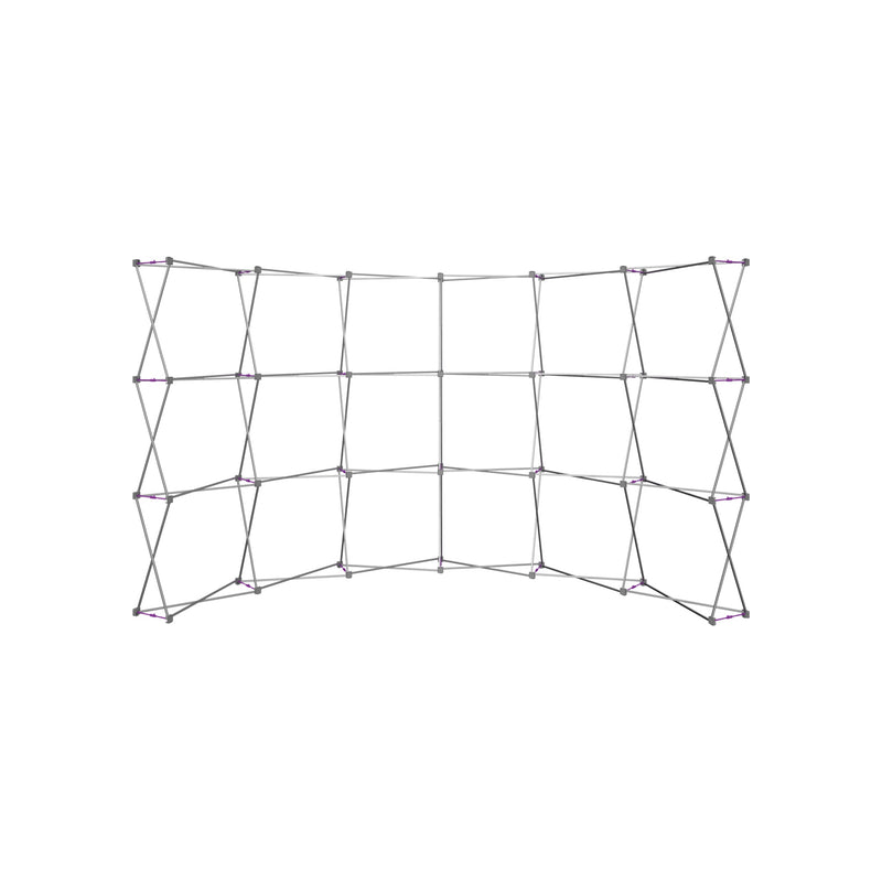 Hopup 15ft Curved Full Height Tension Fabric Display