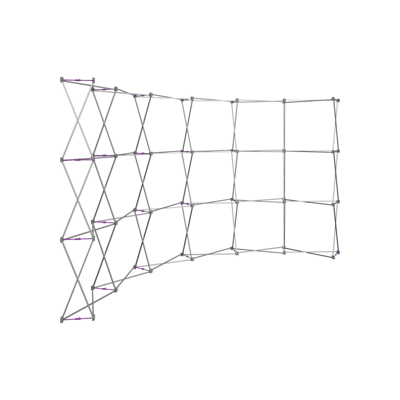 Hopup 15ft Curved Full Height Tension Fabric Display