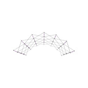 Hopup 15ft Curved Full Height Tension Fabric Display