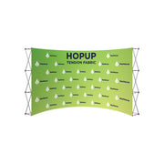 Hopup 15ft Curved Full Height Tension Fabric Display