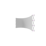 Hopup 15ft Curved Full Height Tension Fabric Display