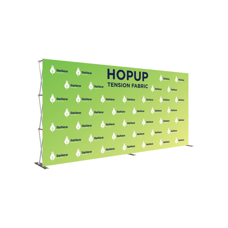Hopup 15ft Straight Full Height Tension Fabric Display