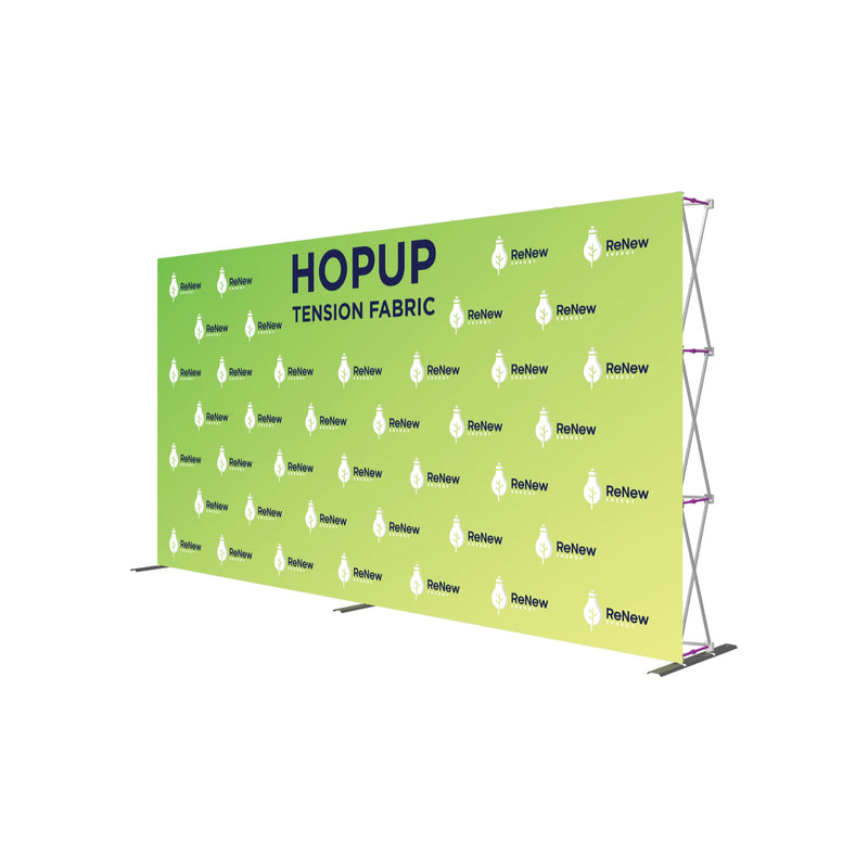 Hopup 15ft Straight Full Height Tension Fabric Display