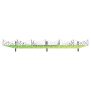 Hopup 15ft Straight Full Height Tension Fabric Display