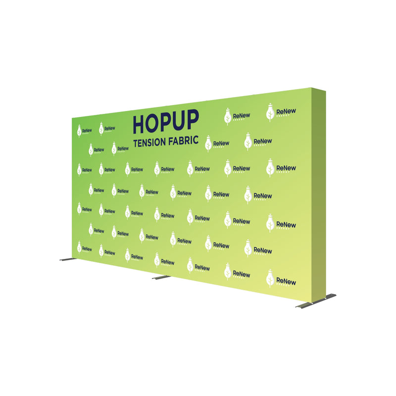Hopup 15ft Straight Full Height Tension Fabric Display