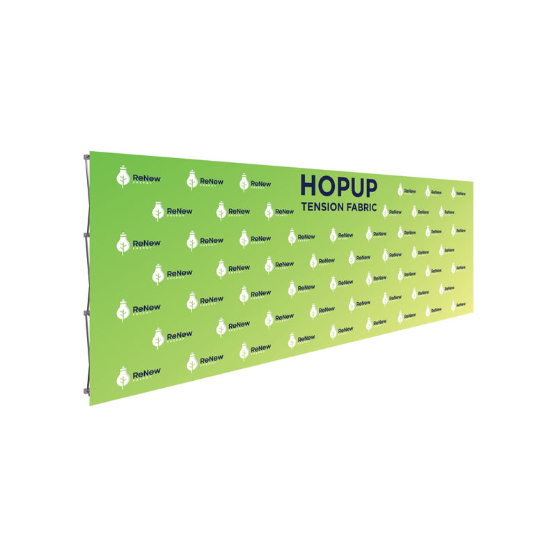 Hopup 20ft Straight Full Height Tension Fabric Display