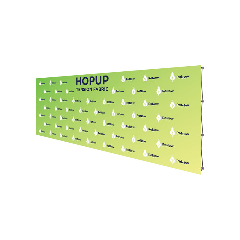 Hopup 20ft Straight Full Height Tension Fabric Display