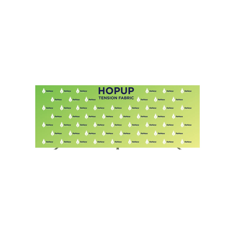 Hopup 20ft Straight Full Height Tension Fabric Display