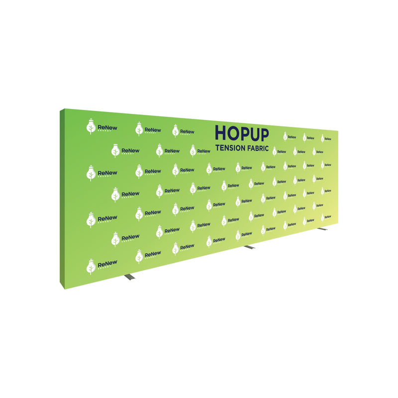 Hopup 20ft Straight Full Height Tension Fabric Display