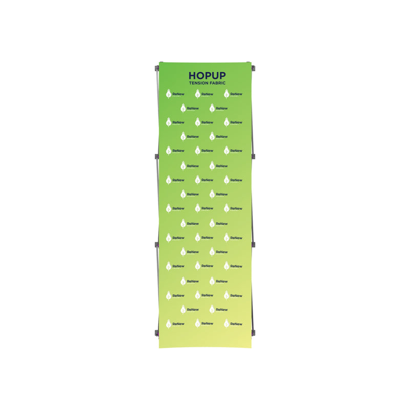 Hopup 2.5ft Straight Full Height Tension Fabric Display