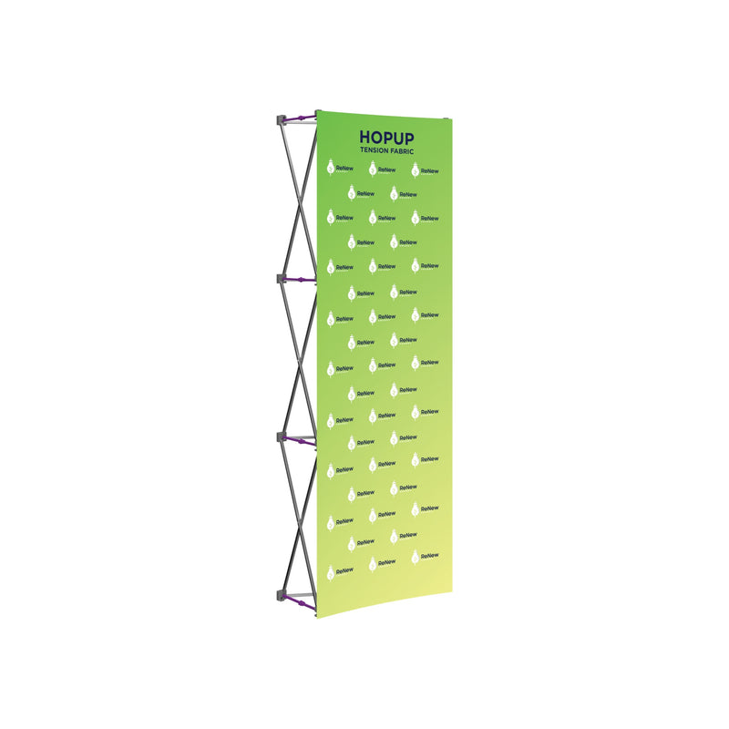 Hopup 2.5ft Straight Full Height Tension Fabric Display