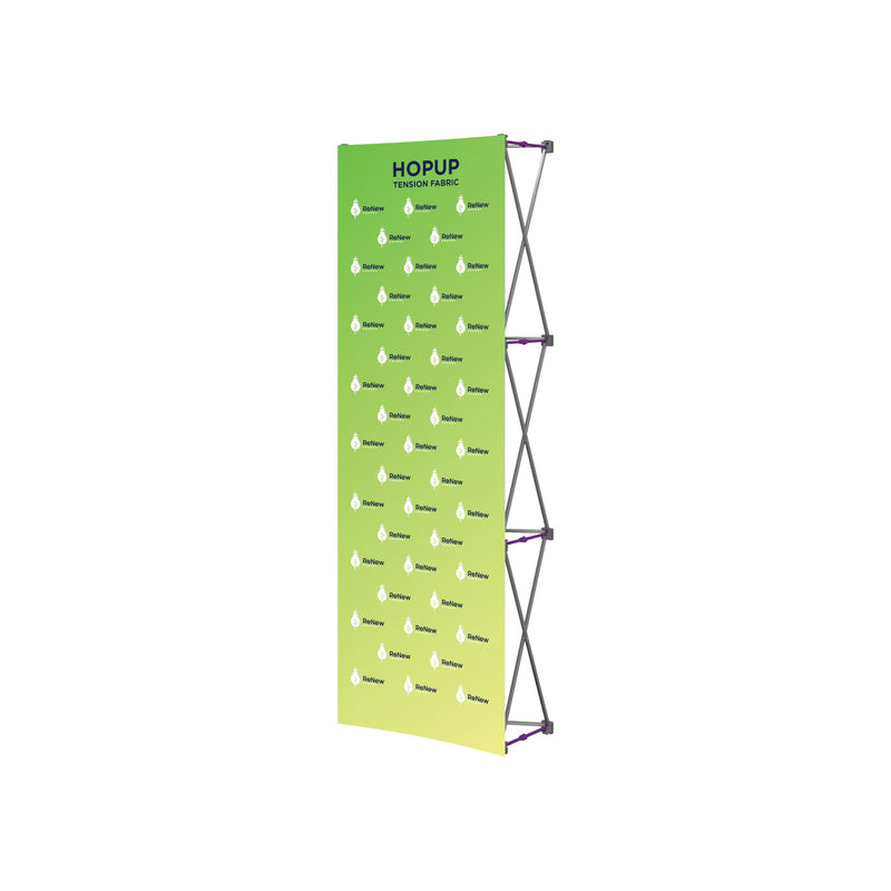 Hopup 2.5ft Straight Full Height Tension Fabric Display