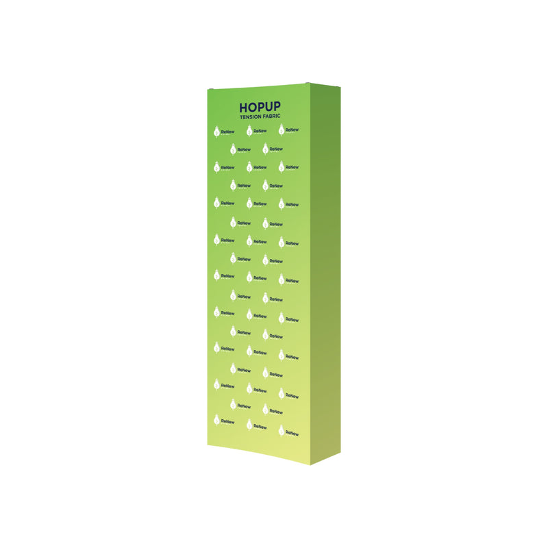 Hopup 2.5ft Straight Full Height Tension Fabric Display