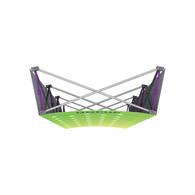 Hopup 2.5ft Straight Full Height Tension Fabric Display