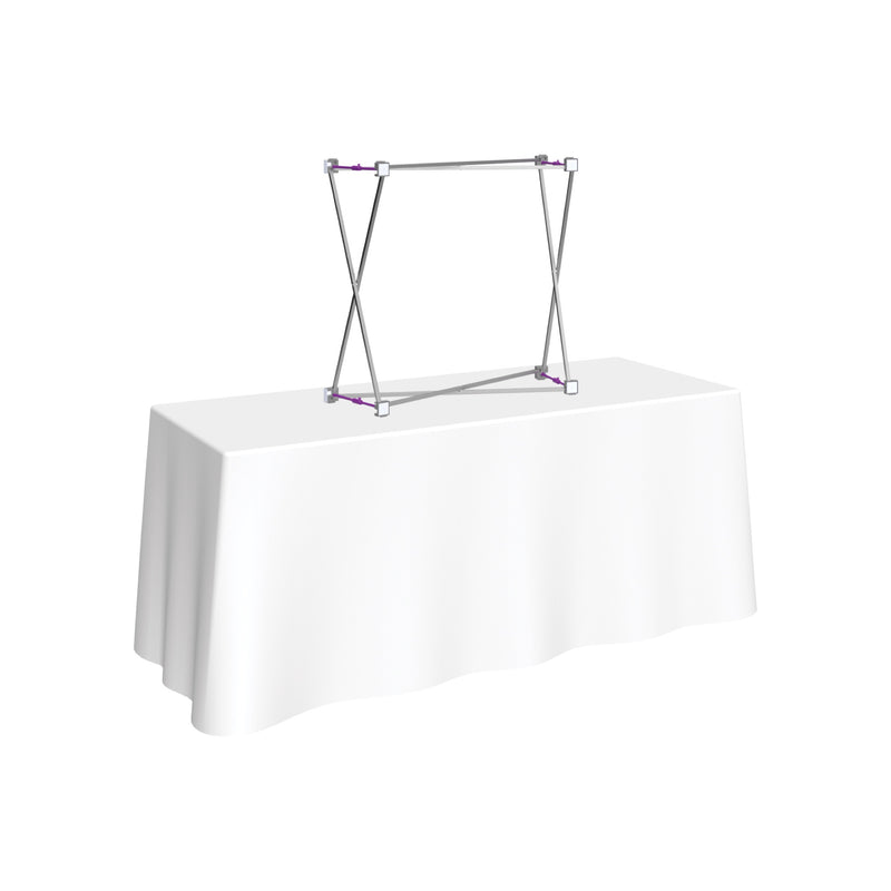 Hopup 2.5ft Straight Tabletop Tension Fabric Display