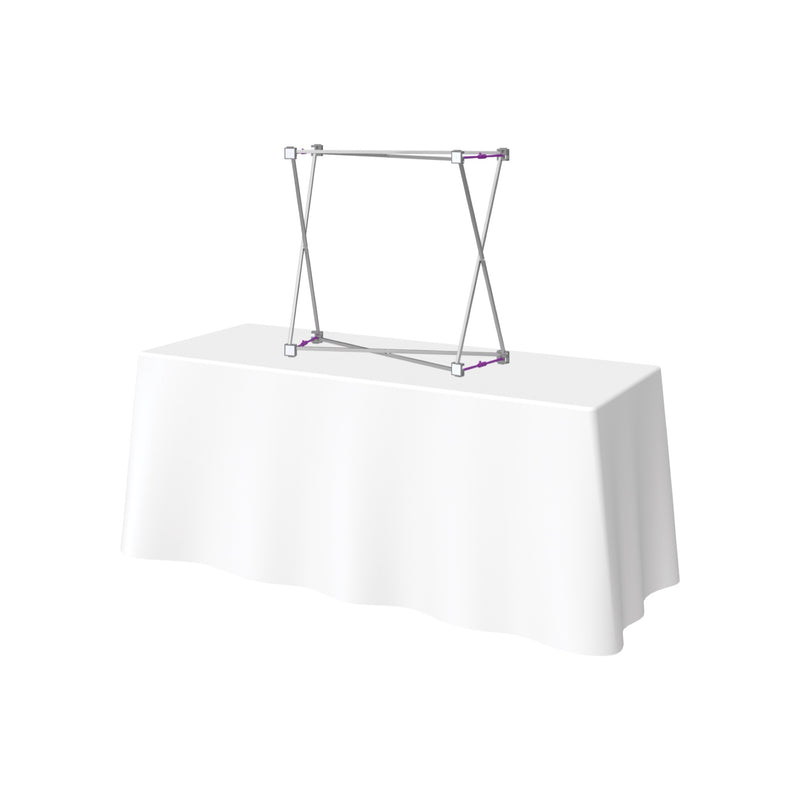 Hopup 2.5ft Straight Tabletop Tension Fabric Display