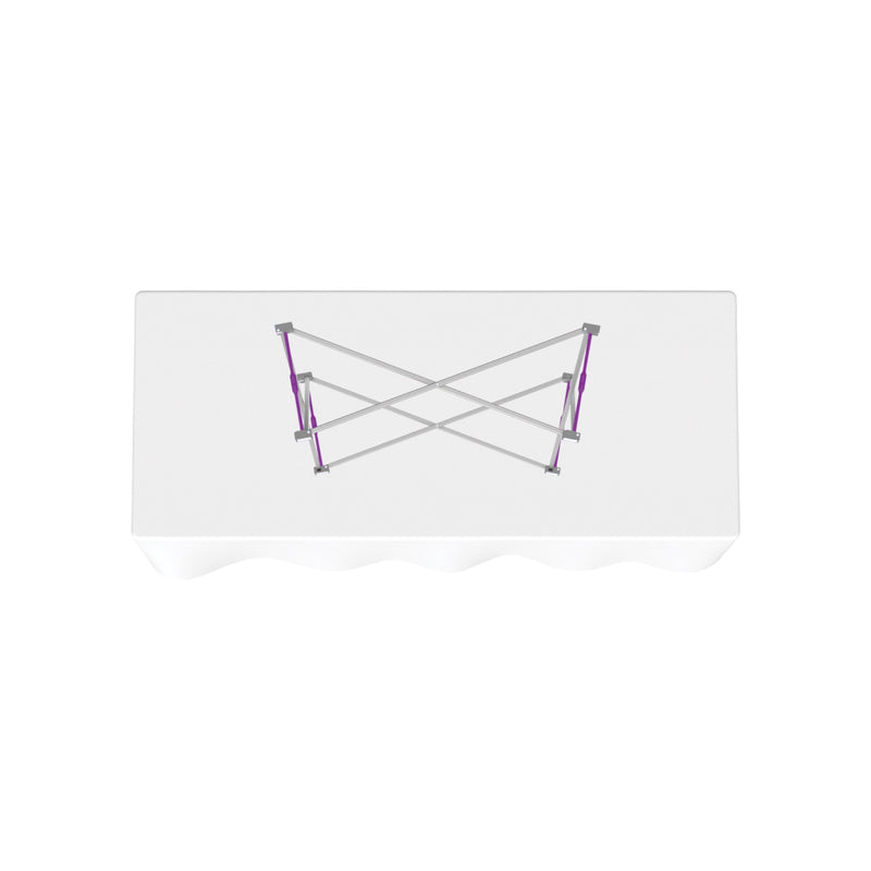 Hopup 2.5ft Straight Tabletop Tension Fabric Display
