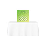 Hopup 2.5ft Straight Tabletop Tension Fabric Display