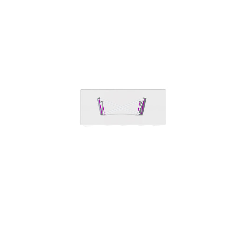 Hopup 2.5ft Straight Tabletop Tension Fabric Display