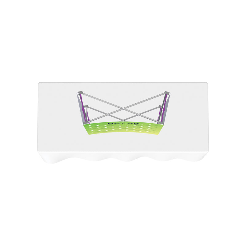 Hopup 2.5ft Straight Tabletop Tension Fabric Display