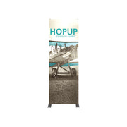 Hopup 2.5ft Straight Tabletop Tension Fabric Display