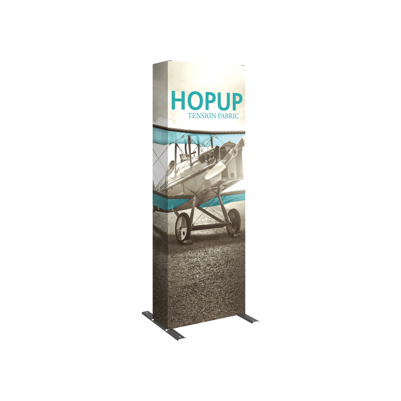Hopup 2.5ft Straight Tabletop Tension Fabric Display