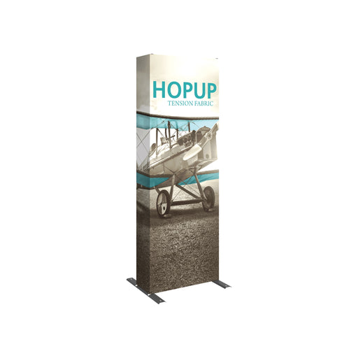 Hopup 2.5ft Straight Tabletop Tension Fabric Display