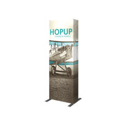 Hopup 2.5ft Straight Tabletop Tension Fabric Display