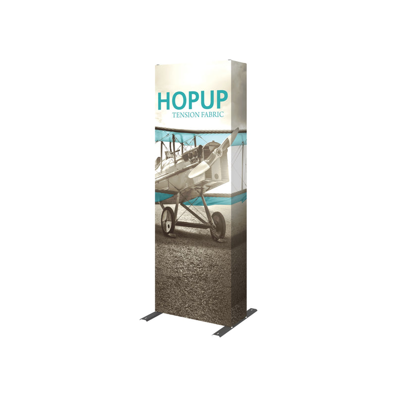 Hopup 2.5ft Straight Tabletop Tension Fabric Display