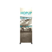 Hopup 2.5ft Straight Tabletop Tension Fabric Display