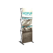 Hopup 2.5ft Straight Tabletop Tension Fabric Display