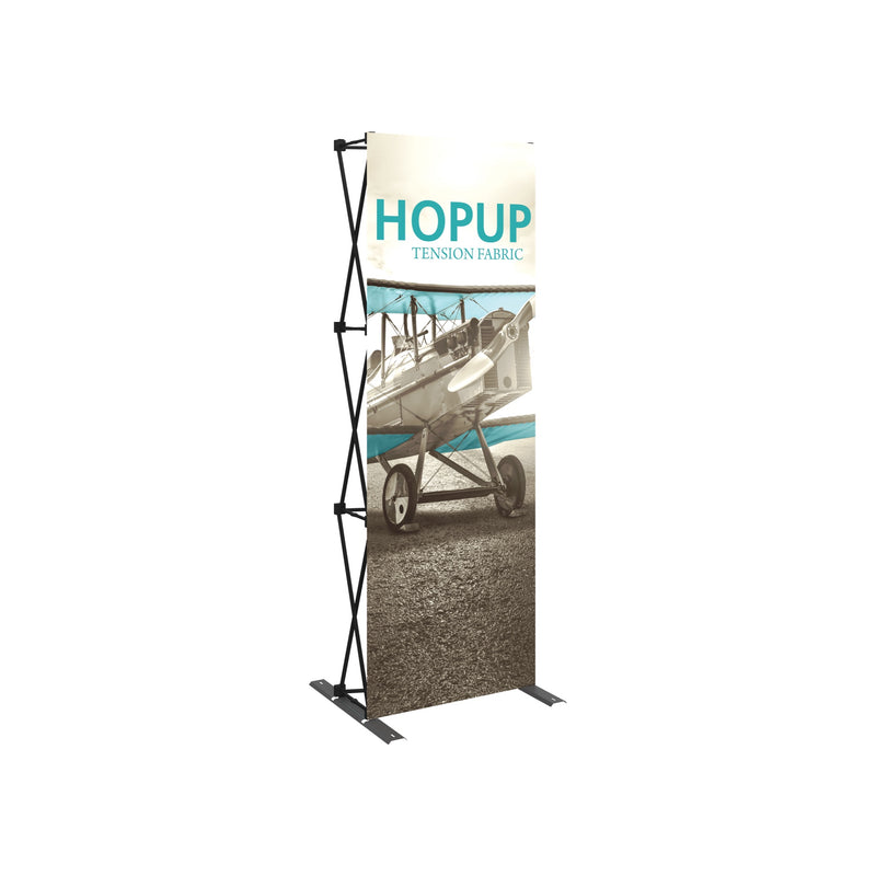 Hopup 2.5ft Straight Tabletop Tension Fabric Display