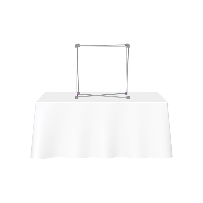 Hopup 2.5ft Straight Tabletop Tension Fabric Display