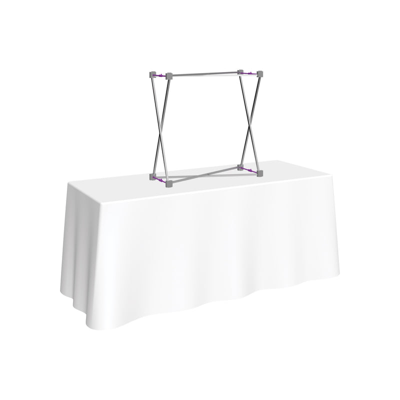 Hopup 2.5ft Straight Tabletop Tension Fabric Display