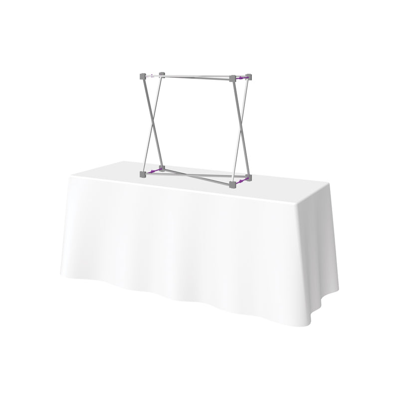 Hopup 2.5ft Straight Tabletop Tension Fabric Display