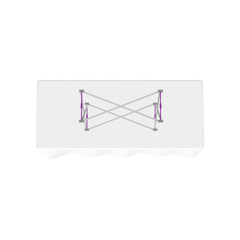 Hopup 2.5ft Straight Tabletop Tension Fabric Display