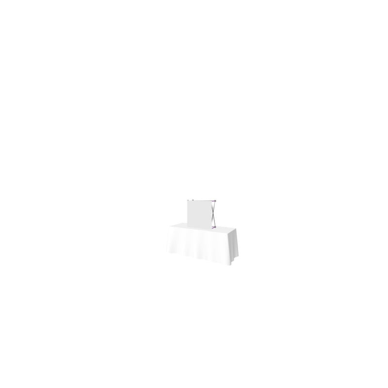 Hopup 2.5ft Straight Tabletop Tension Fabric Display