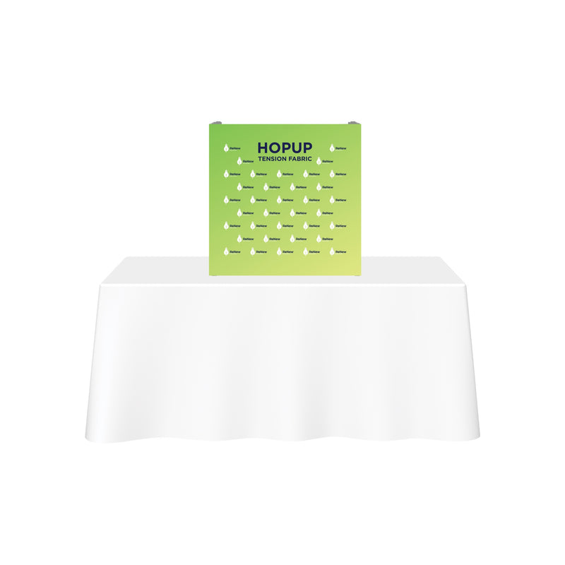 Hopup 2.5ft Straight Tabletop Tension Fabric Display