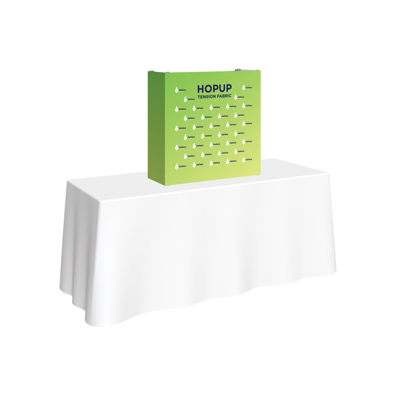 Hopup 2.5ft Straight Tabletop Tension Fabric Display