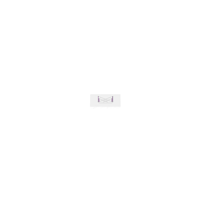 Hopup 2.5ft Straight Tabletop Tension Fabric Display