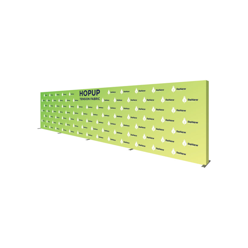 Hopup 30ft Straight Full Height Tension Fabric Display