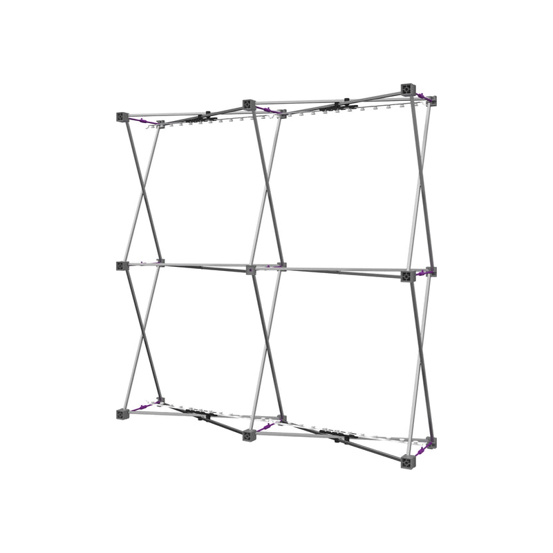 Hopup 5ft Backlit Straight Tabletop Tension Fabric Display