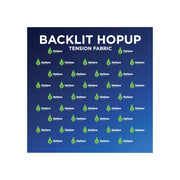 Hopup 5ft Backlit Straight Tabletop Tension Fabric Display