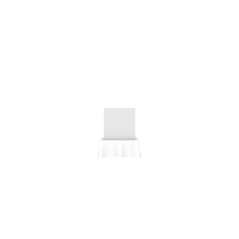 Hopup 5ft Straight Square Tabletop Tension Fabric Display