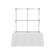 Hopup 5ft Straight Square Tabletop Tension Fabric Display
