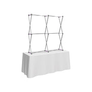Hopup 5ft Straight Square Tabletop Tension Fabric Display